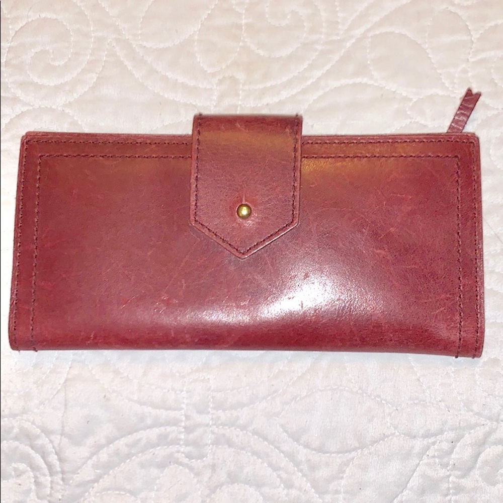 Madewell Post Wallet - Cabernet